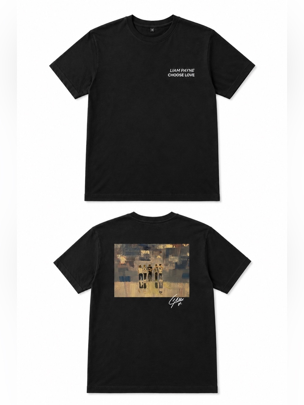 Liam Payne x Choose Love Short Sleeve Tee - Black
